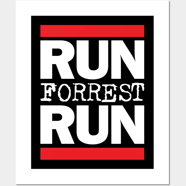 RUN FORREST RUN Wall Art by encip